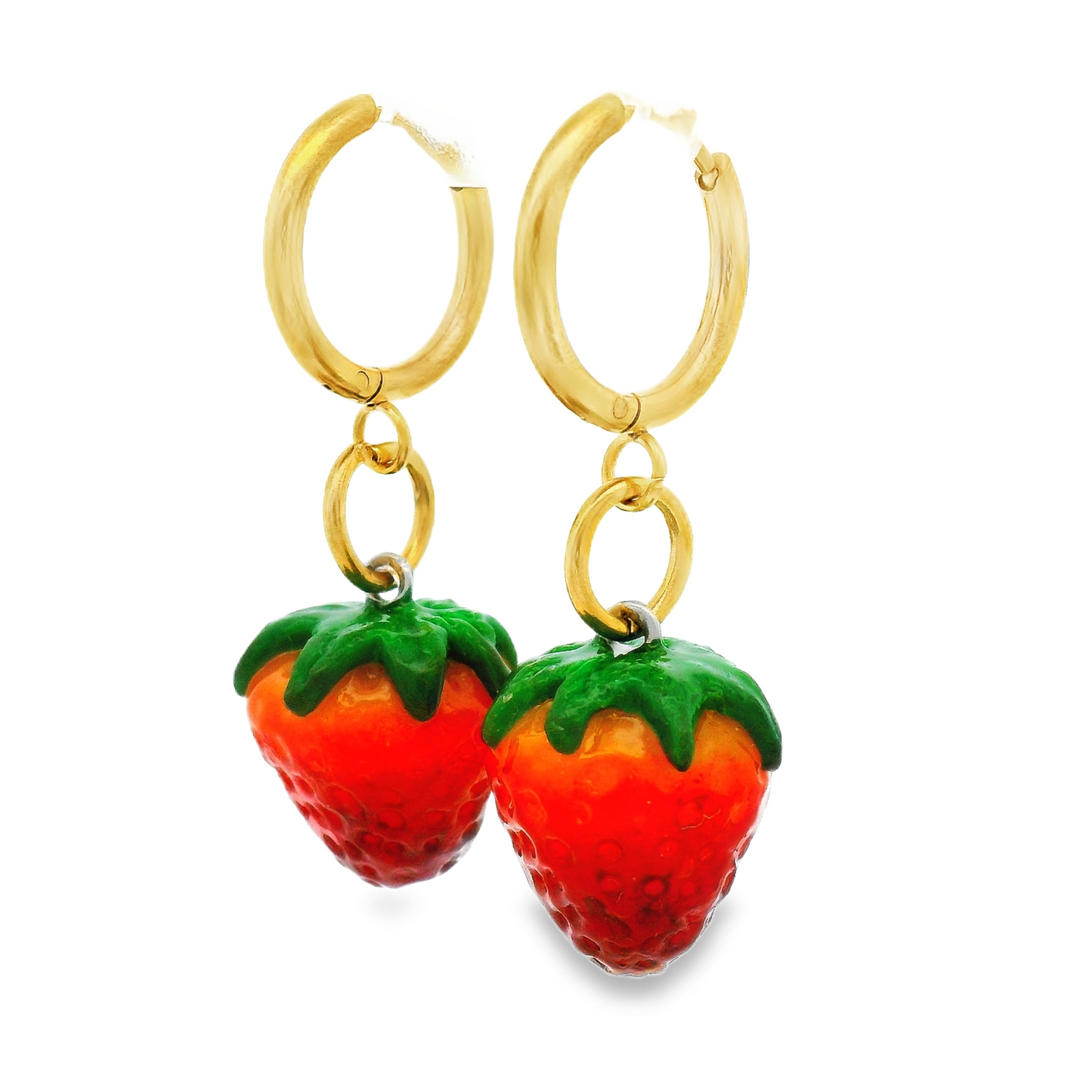 Handmade Strawberry Earrings