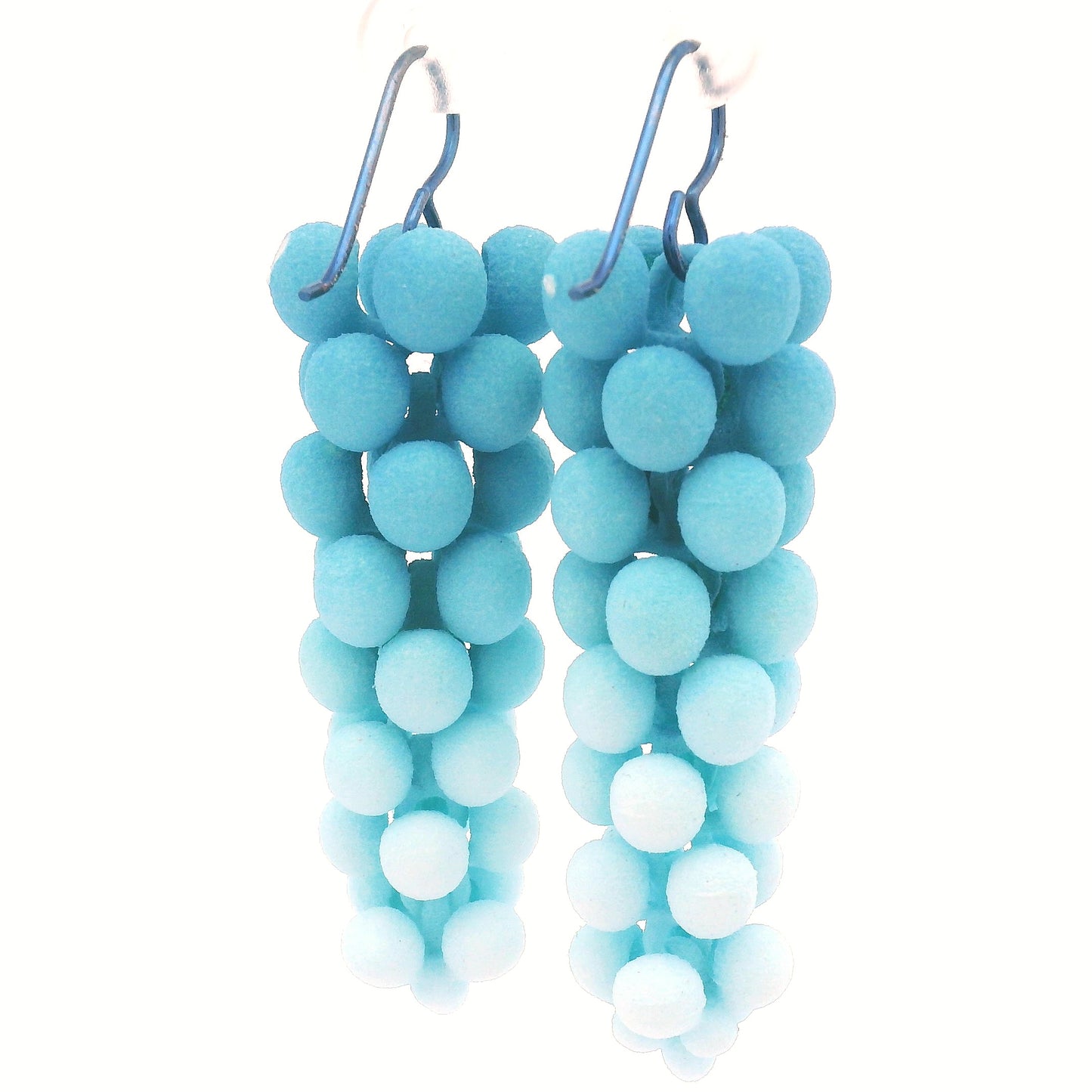 Small Whisper Blue Bubble Earrings