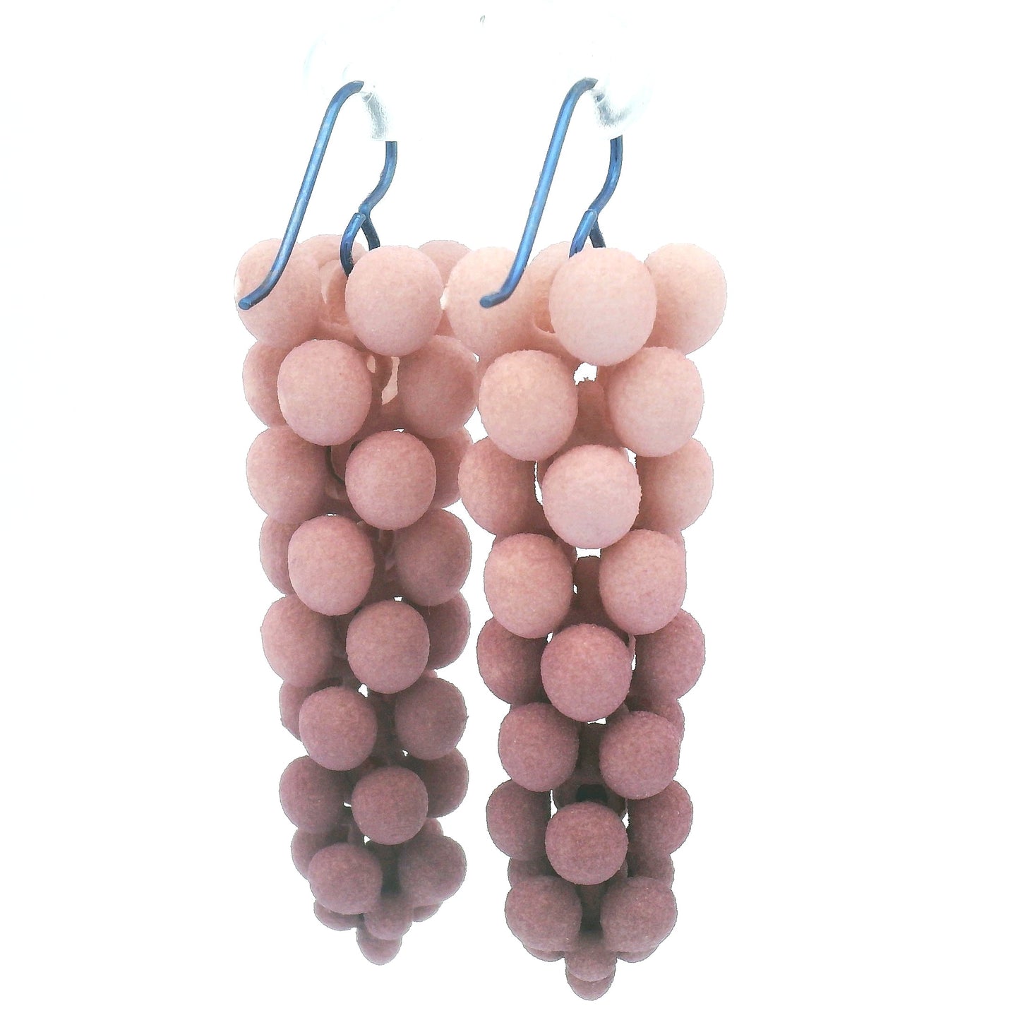 Small Mauve Bubble Earrings