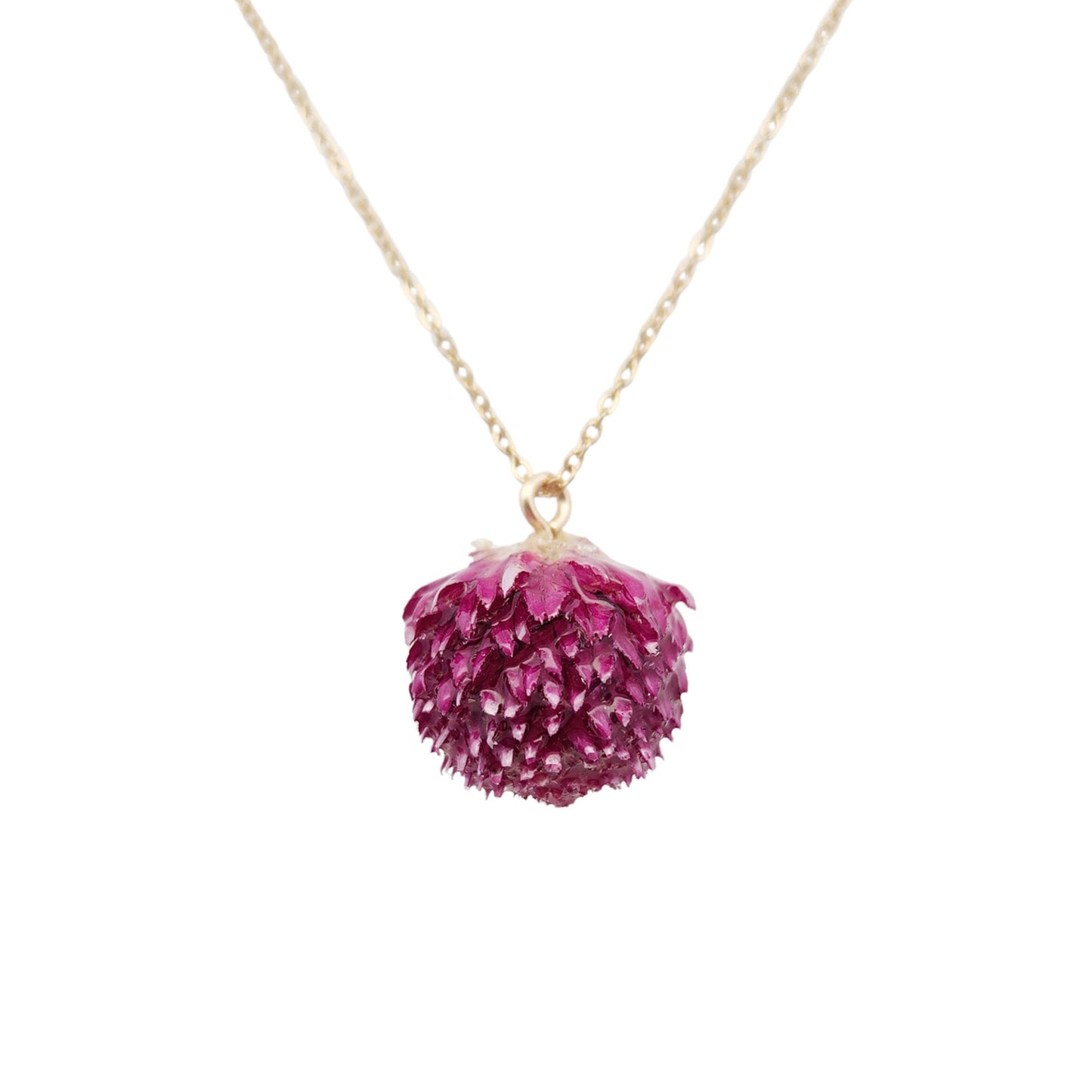 Purple Wildflower Necklace