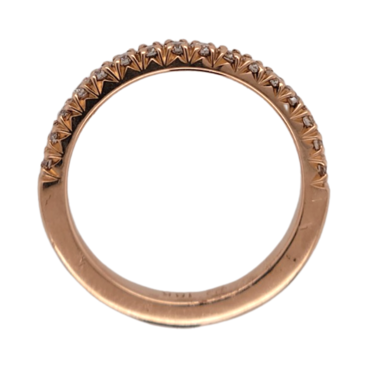 Rose Gold Diamond Eternity Band
