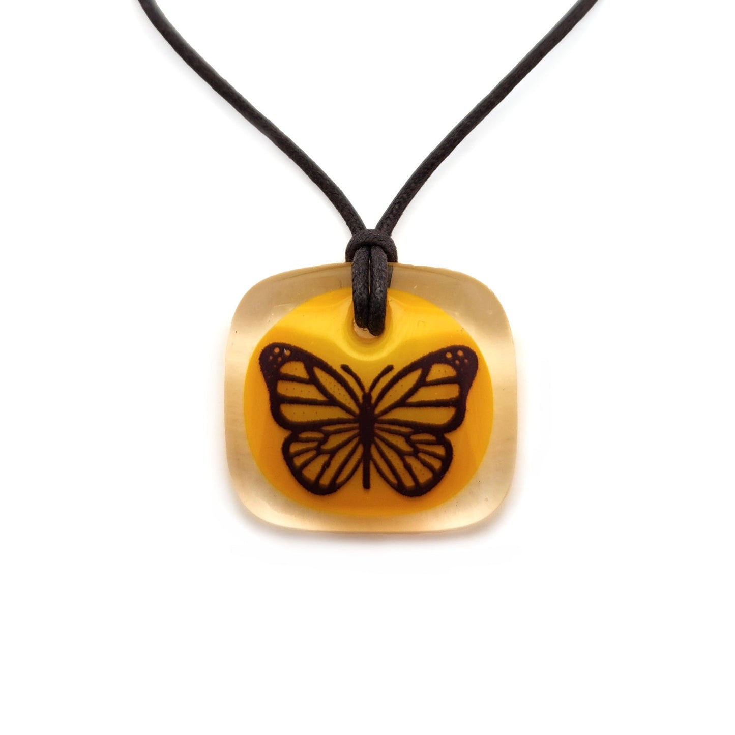 Glass Butterfly Pendant