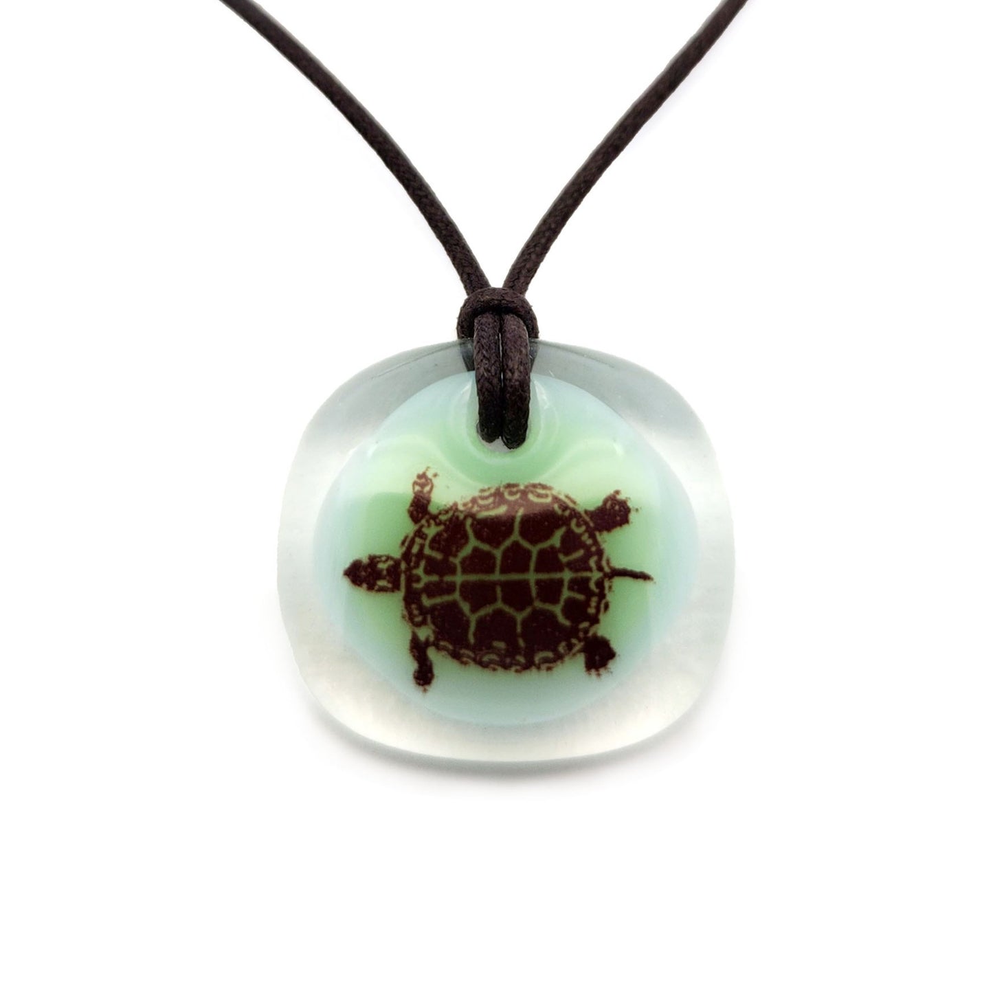 Glass Turtle Pendant