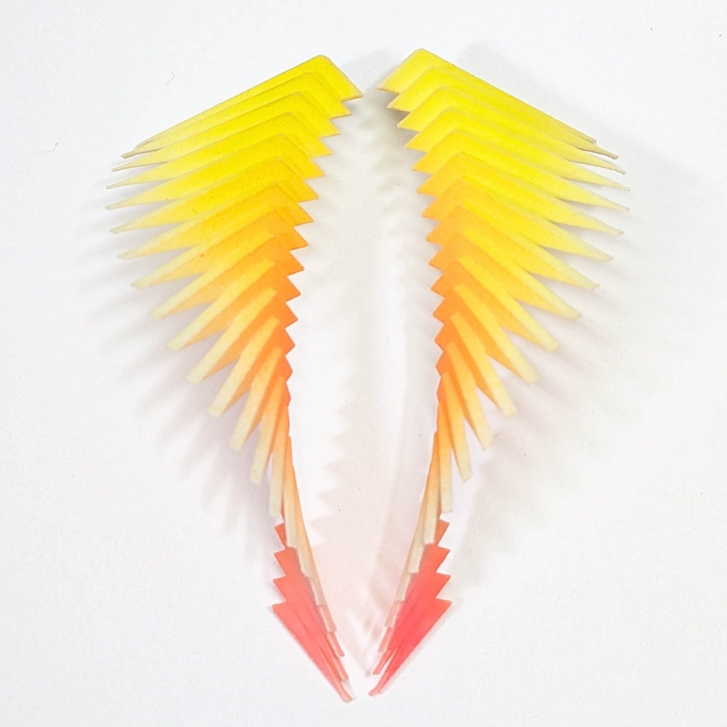 Yellow and Orange Parazeph Earrings