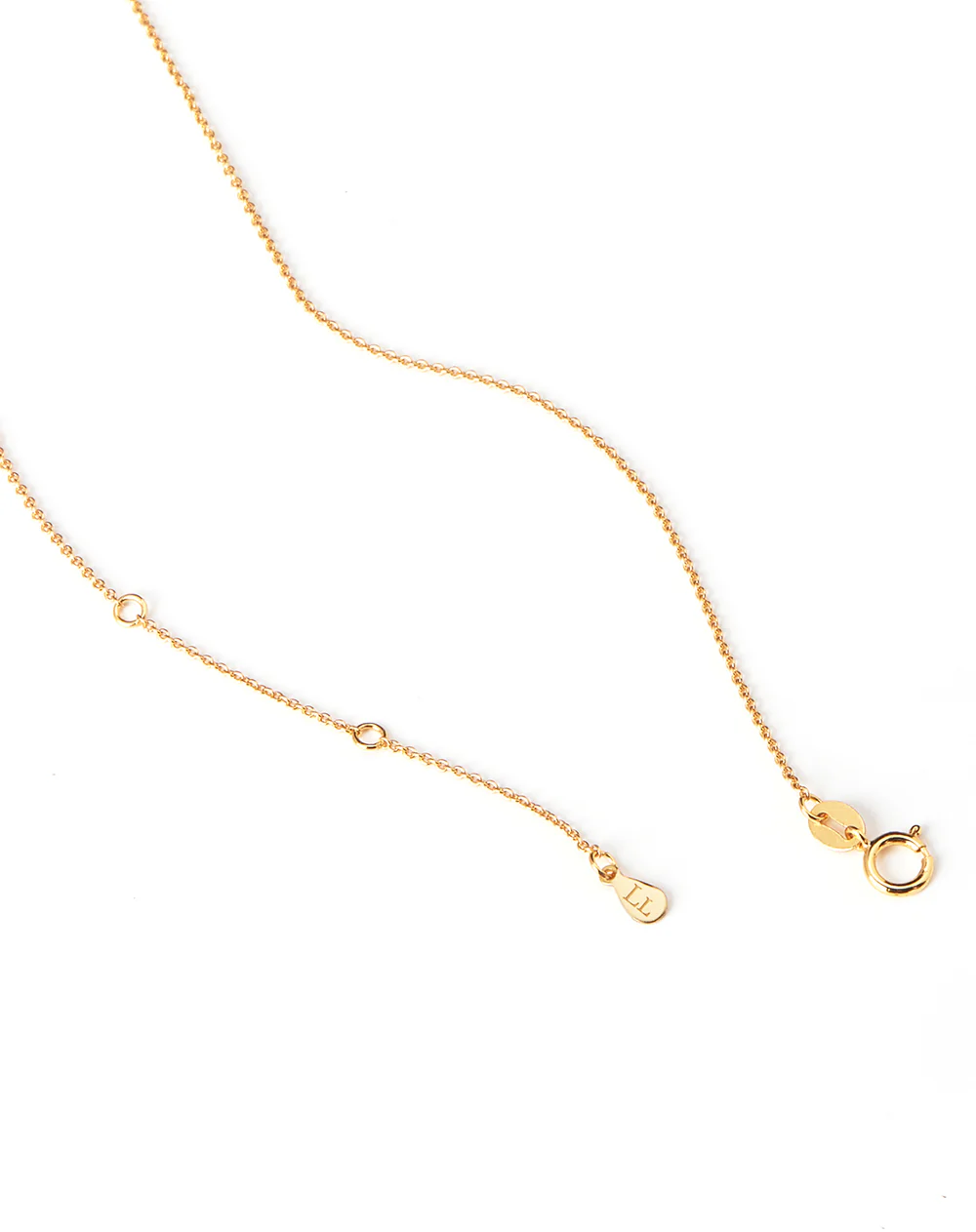 Gold Mini Wood Bar Necklace