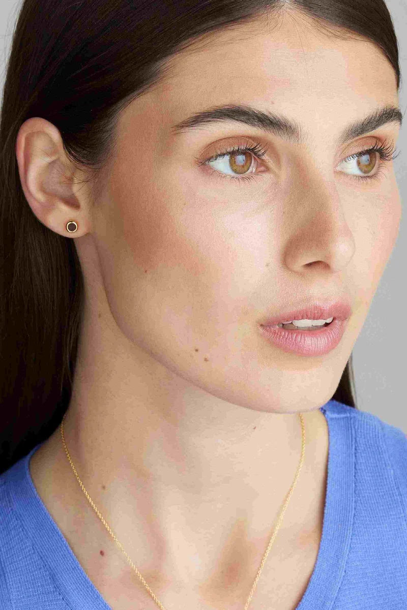 Gold Sphere Studs