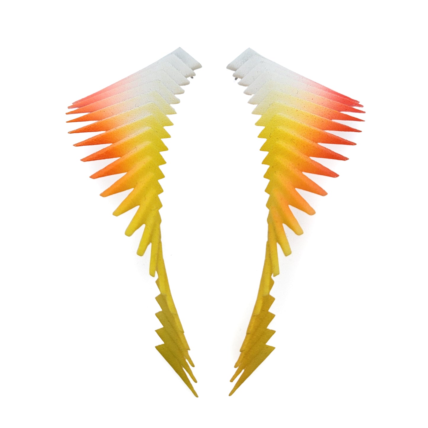 White & Yellow Parazeph Earrings