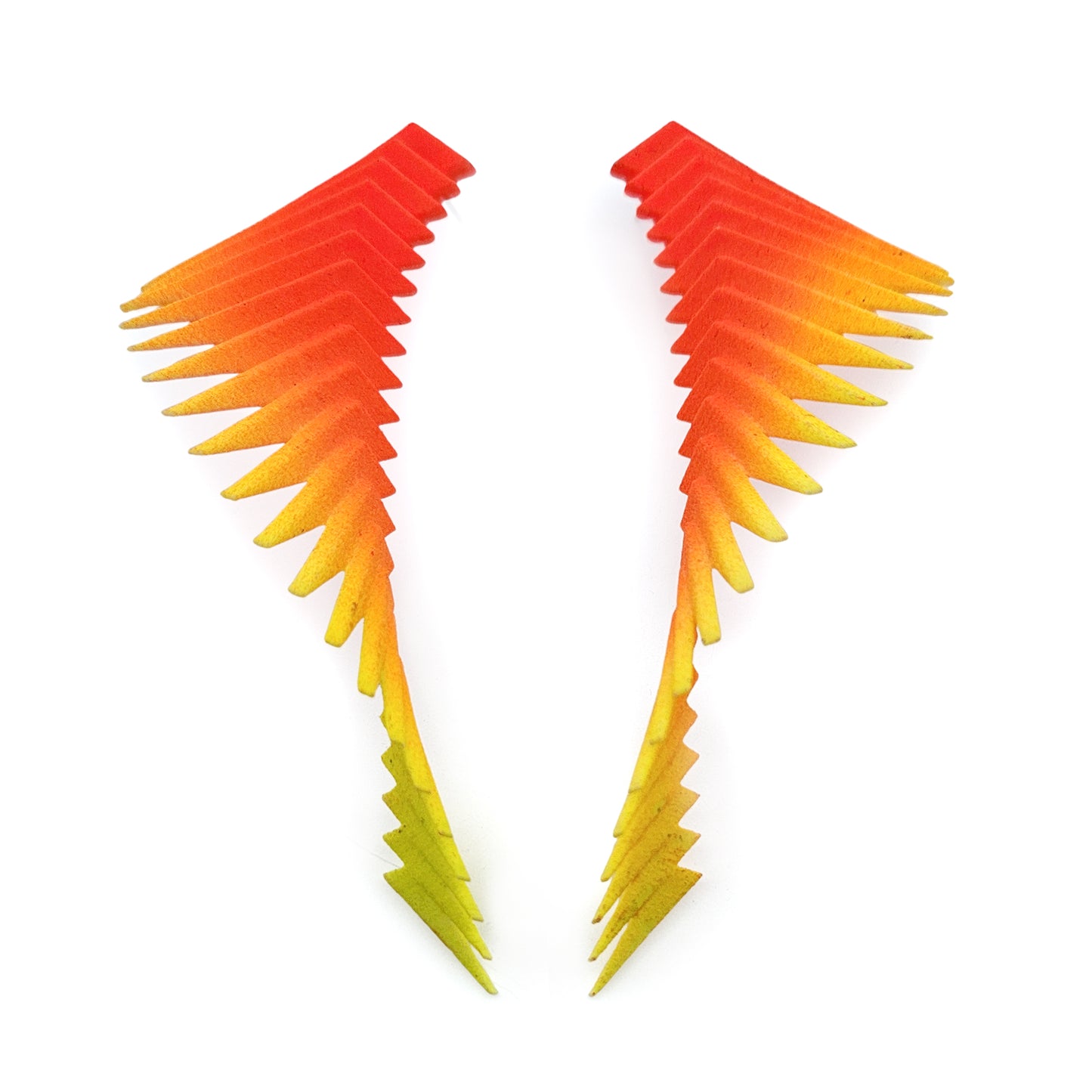 Orange & Yellow Parazeph Earrings