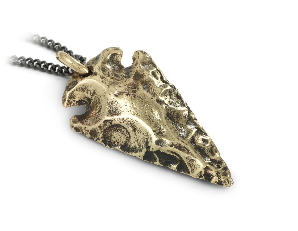 Bronze Arrowhead Pendant