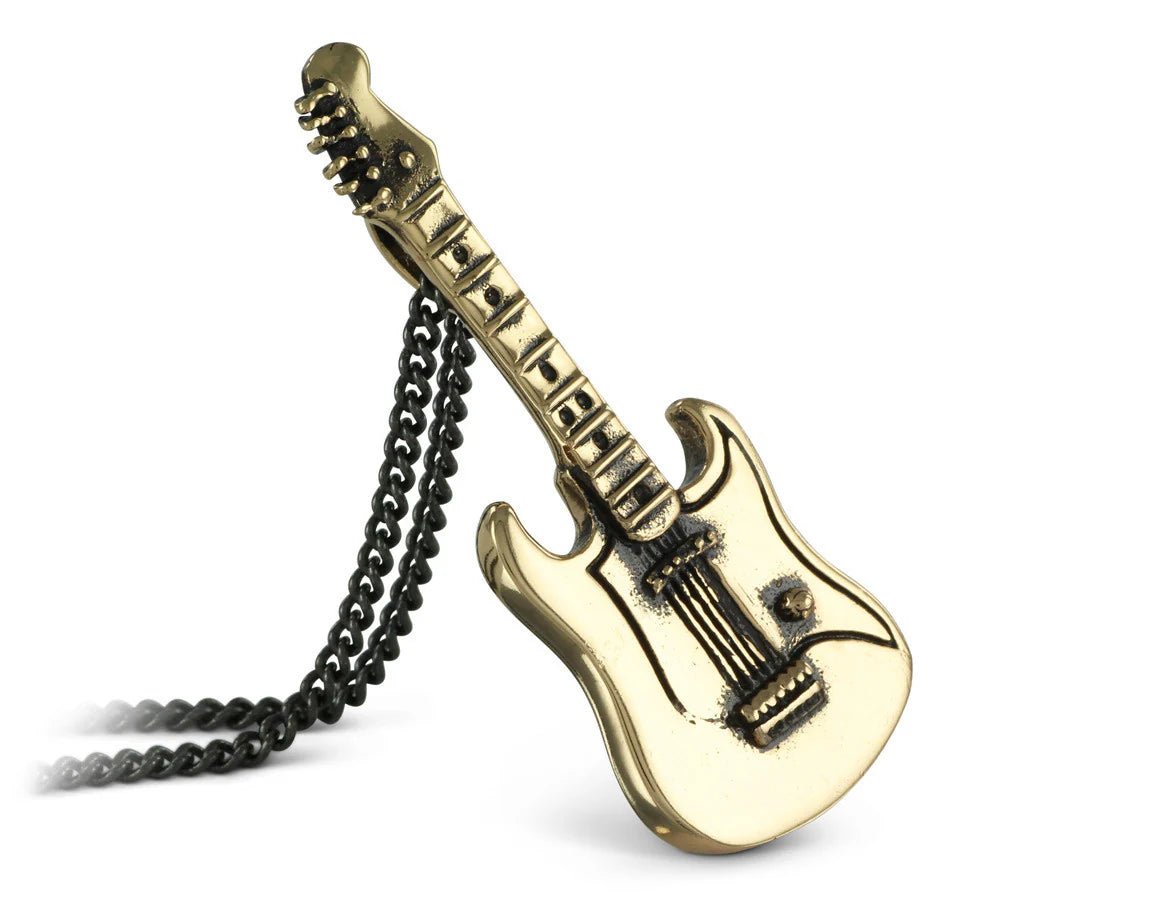 Bronze Guitar Pendant