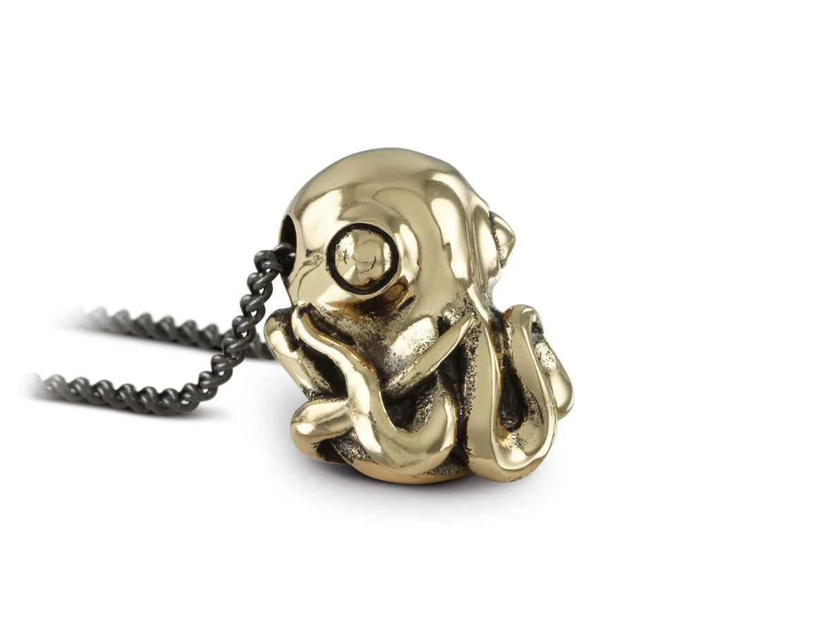 Bronze Octopus Necklace