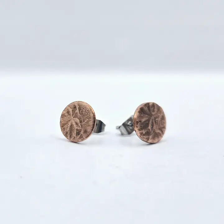 Canadian Penny Coin Studs