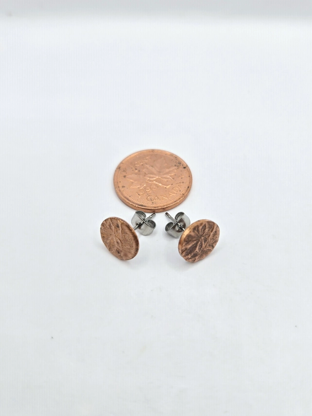 Canadian Penny Coin Studs