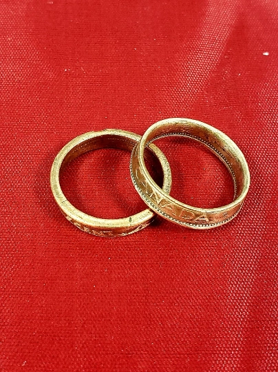 Canadian Penny Coin Rings