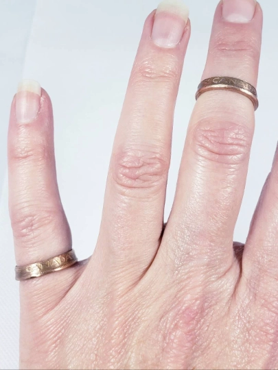 Canadian Penny Coin Rings