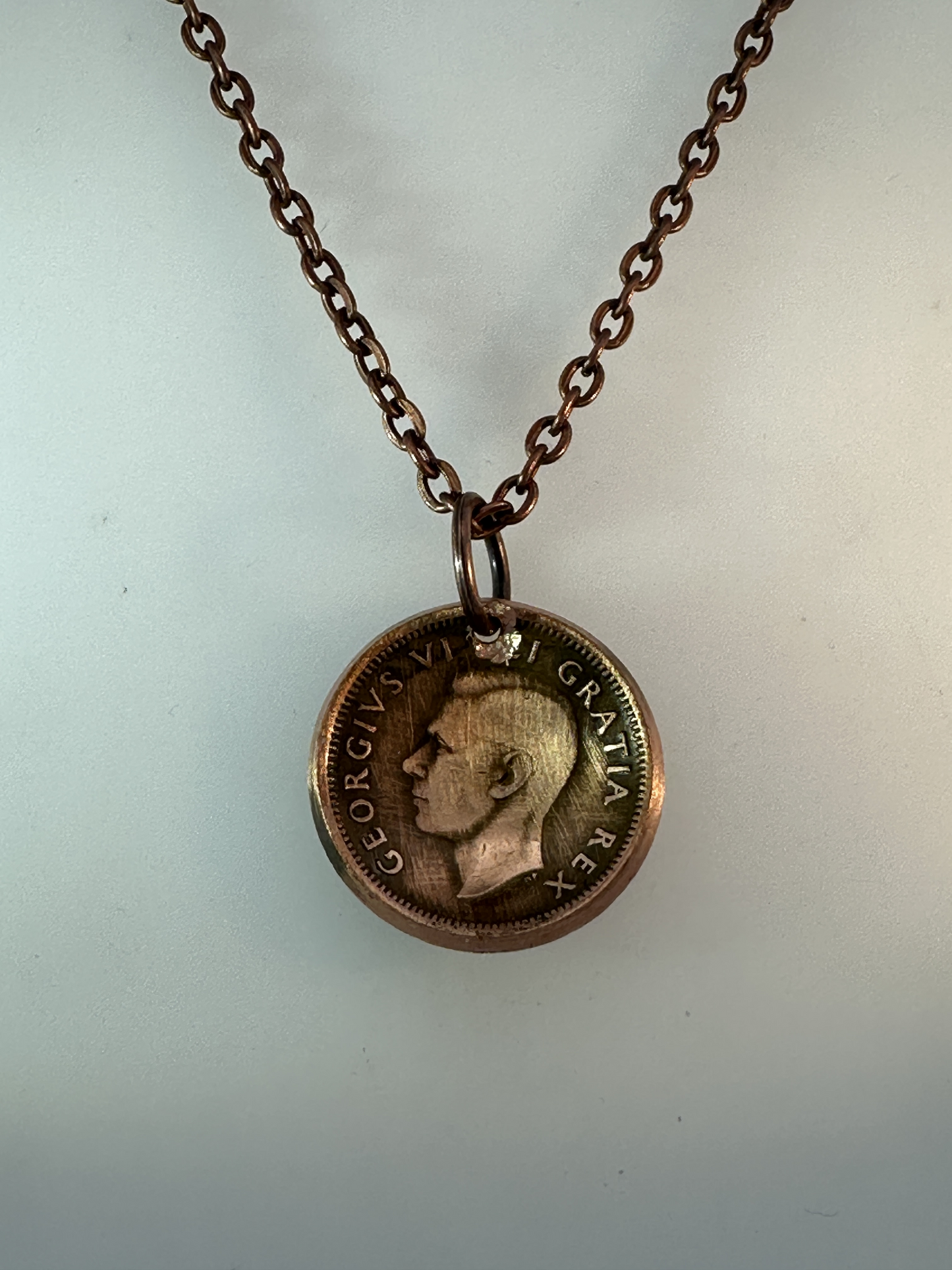 Canadian Penny Coin Necklace