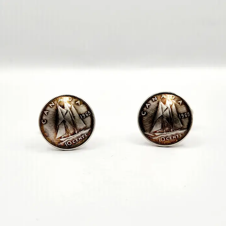 Canadian Dime Cufflinks