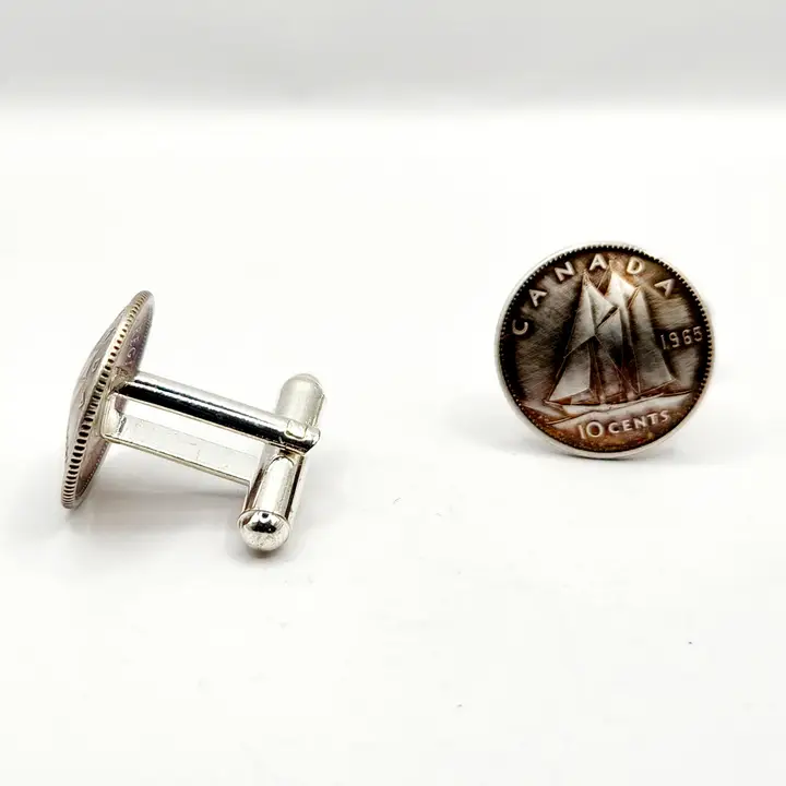 Canadian Dime Cufflinks