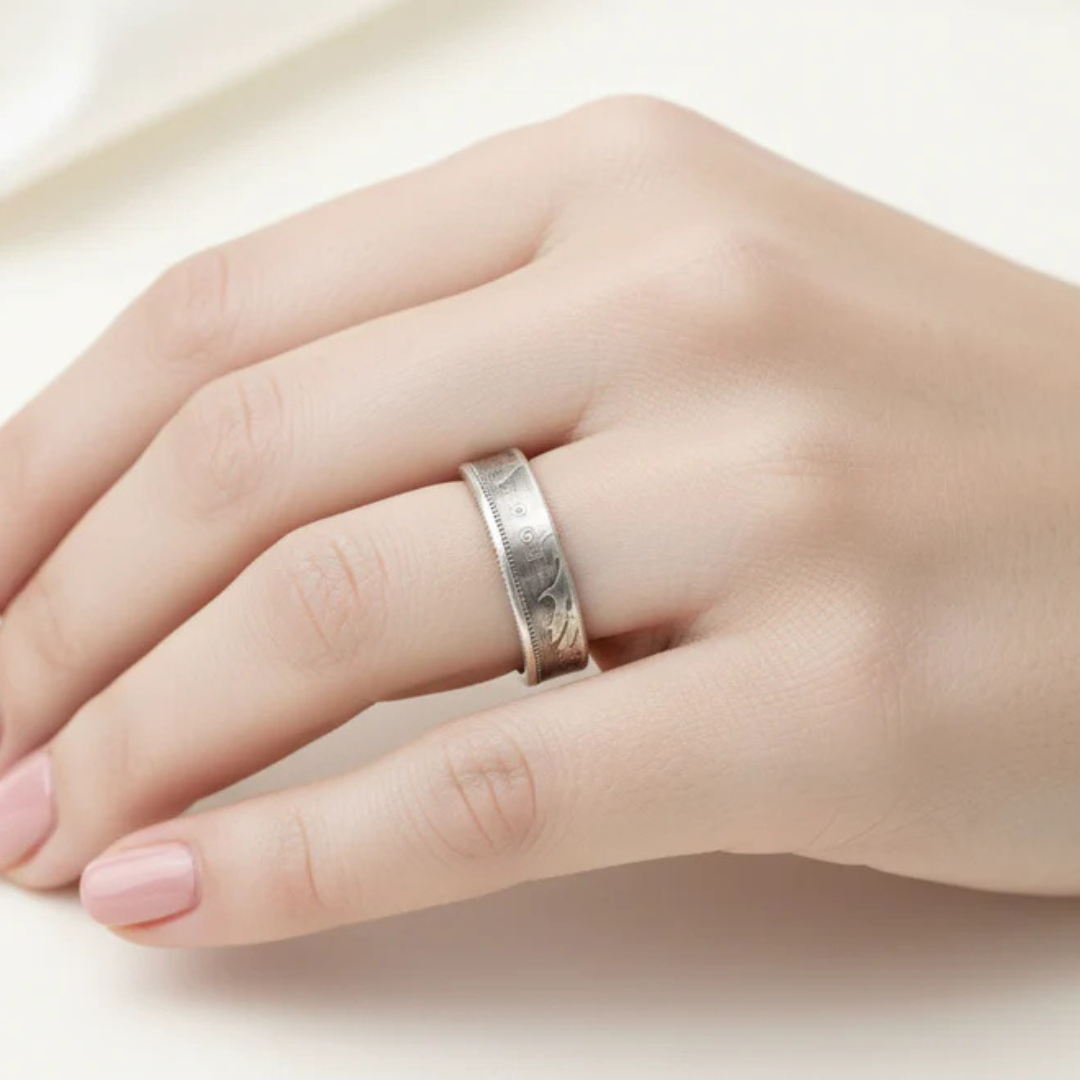 Canadian Quarter Coin Ring