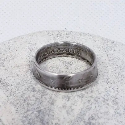 Canadian Quarter Coin Ring