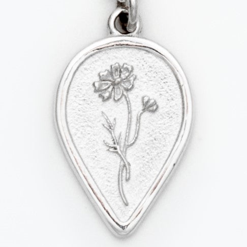 Cosmos Birth Flower Necklace