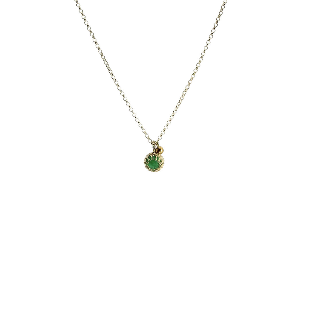 Emerald Crown Pendant