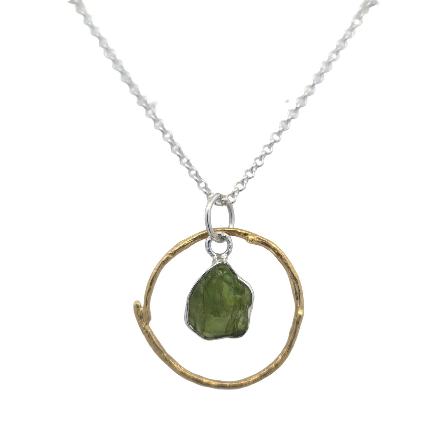 Peridot Circle of Life Pendant