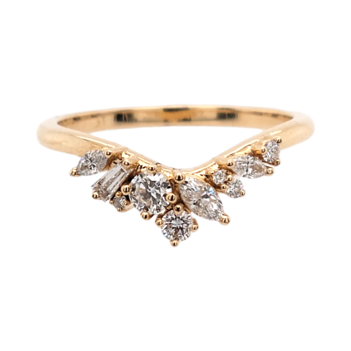 Diamond Cluster Ring