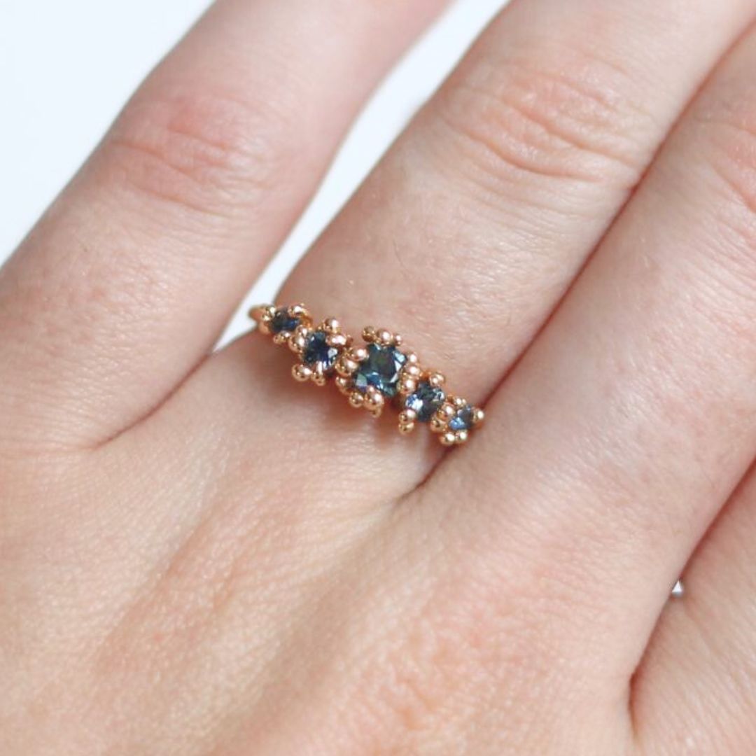 Montana Sapphire Wedding Ring