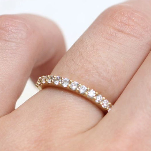 Diamond Half-Eternity Band