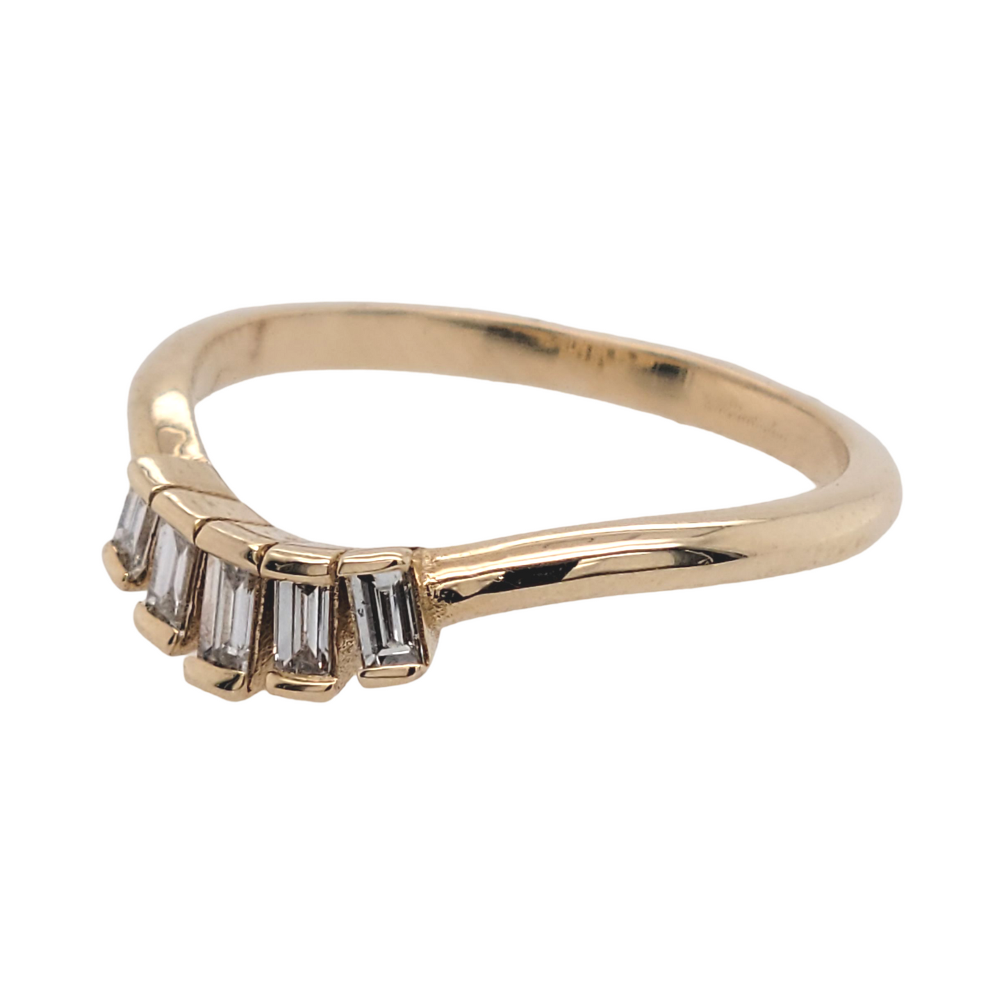 Baguette Diamond Wedding Band