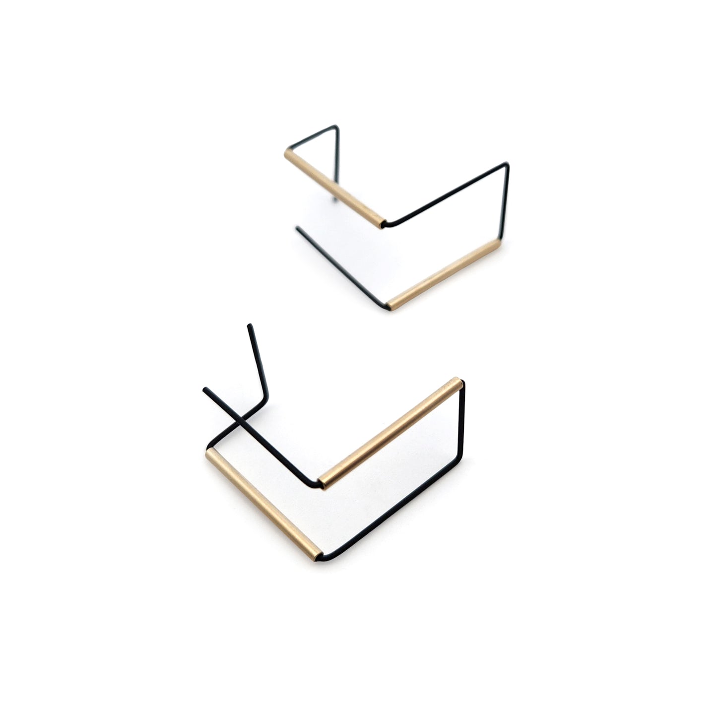 Gold Maze Hoop Earrings
