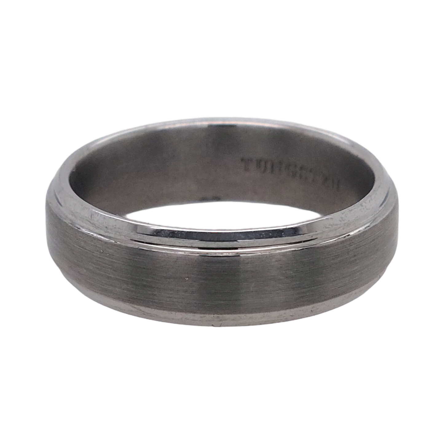 Geometric Tungsten Ring