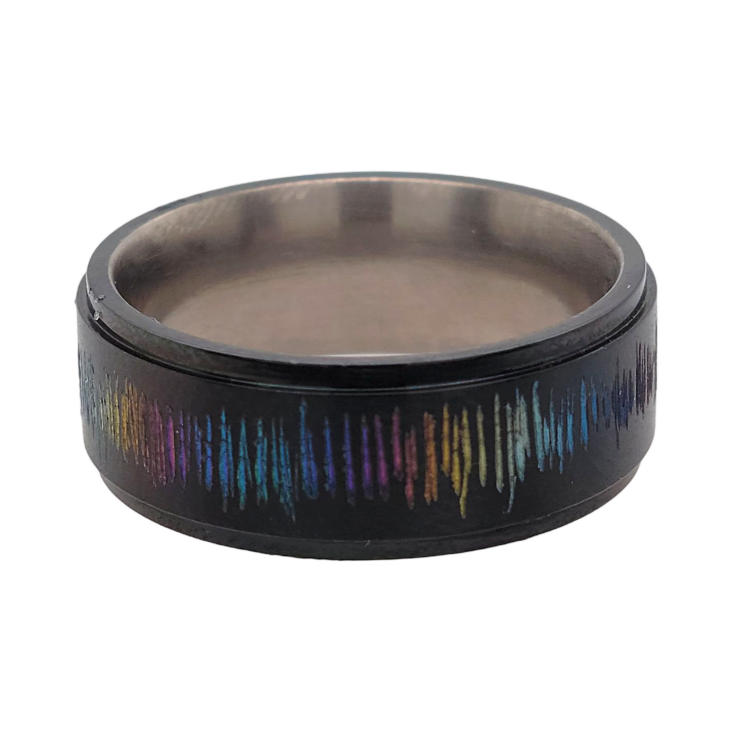 Pride Soundwave Etched Band