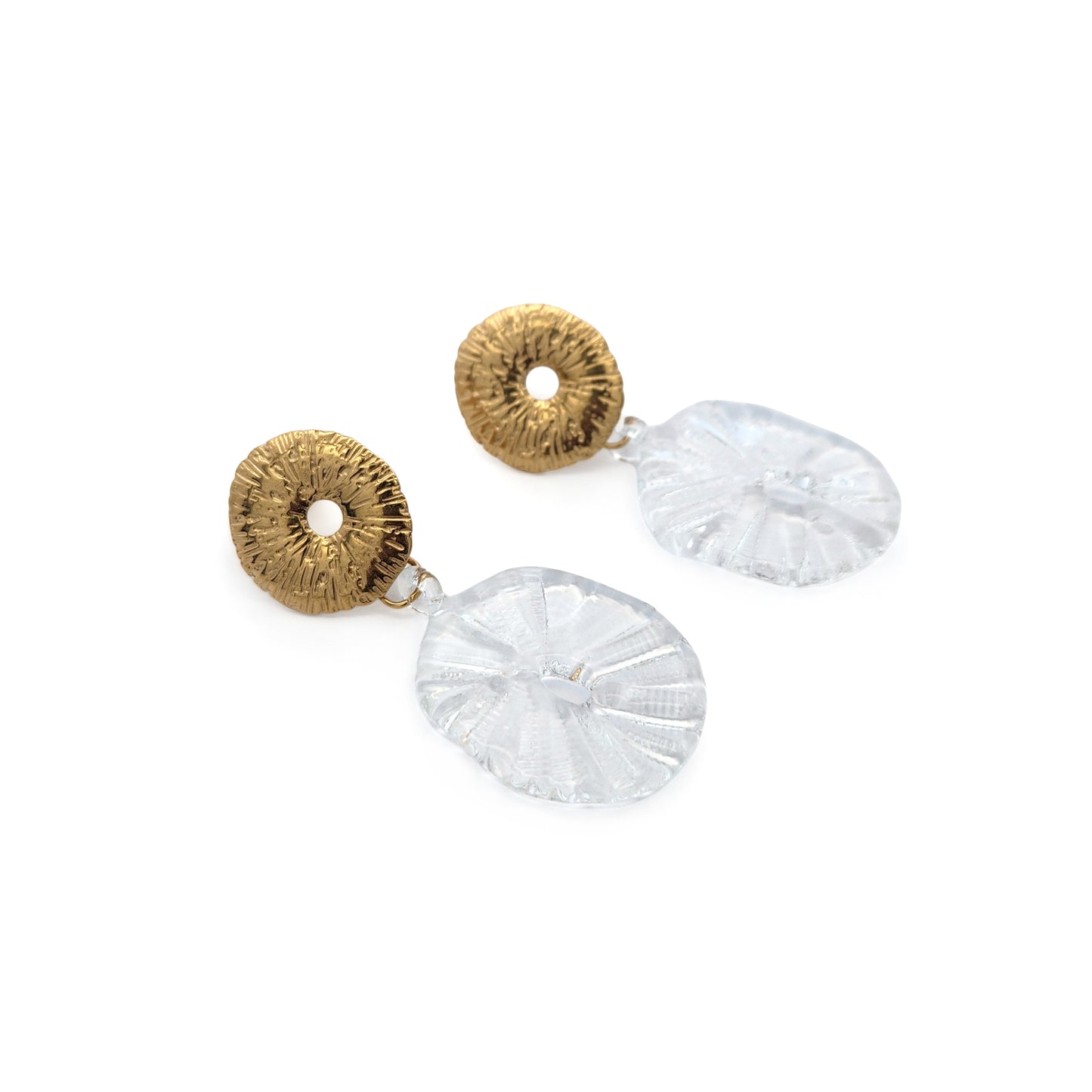 Lumen Halo Drop Earrings