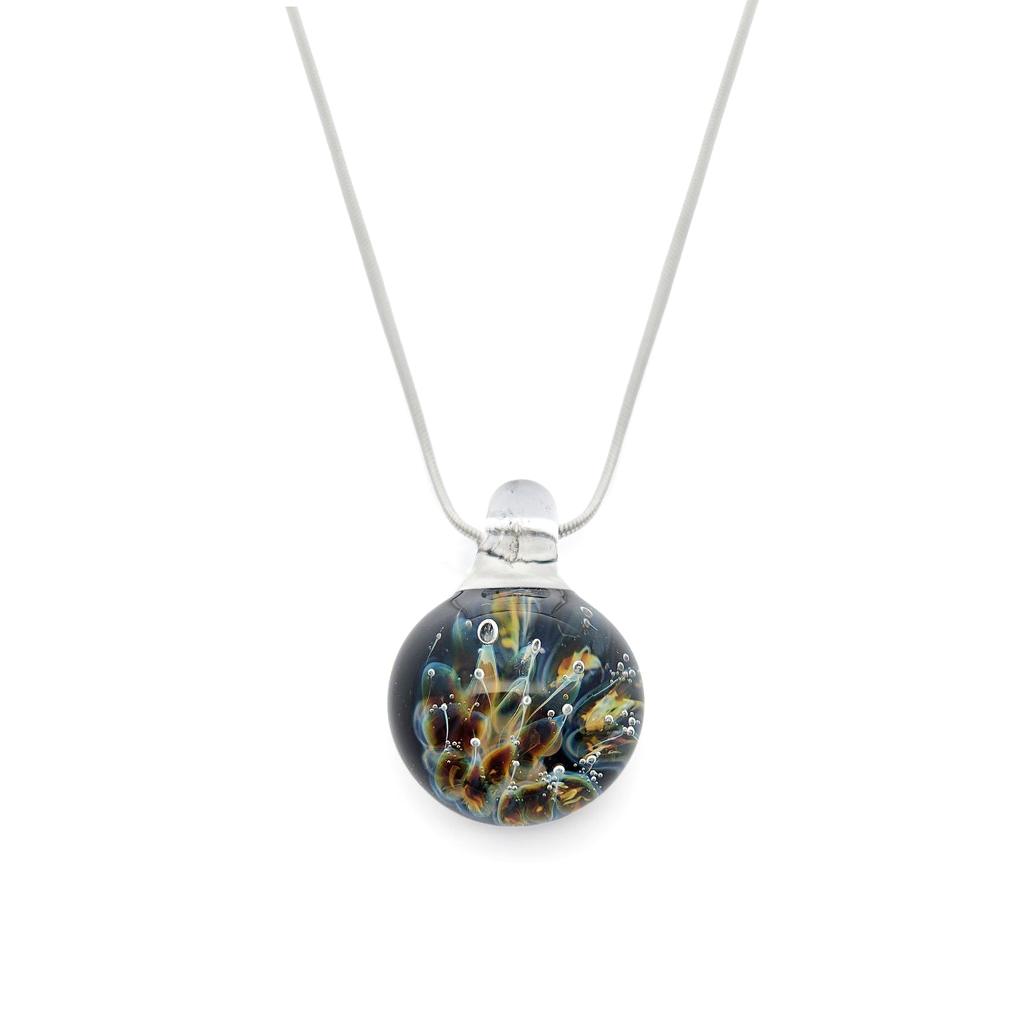 Glass Flower Pendant