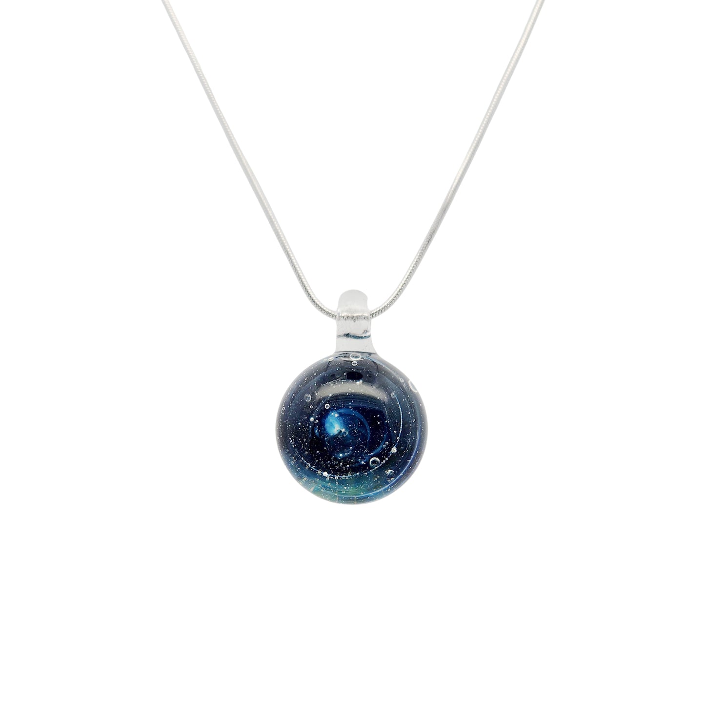 Glass Galaxy Ball Pendant