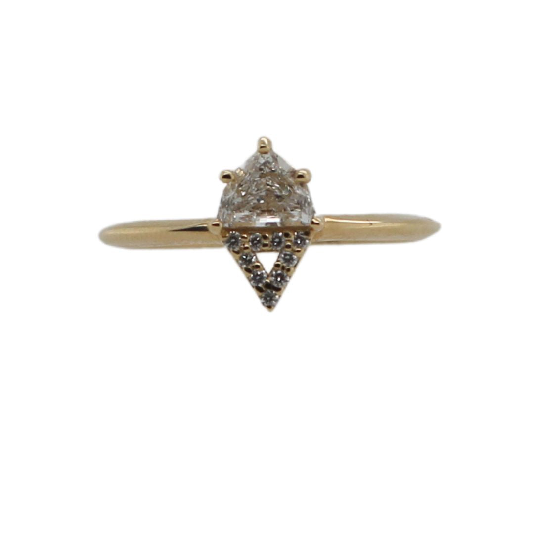 Opulent Scribe - Diamond Engagement Ring