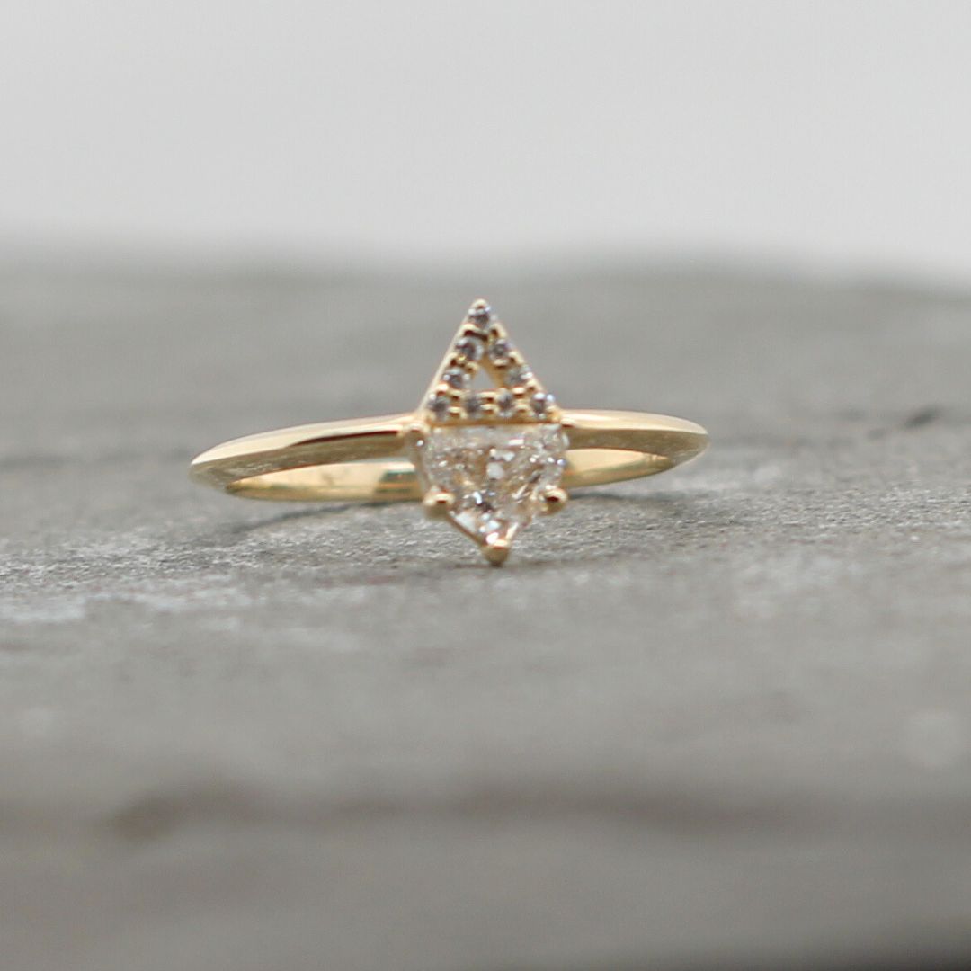 Opulent Scribe - Diamond Engagement Ring