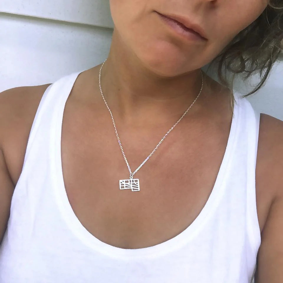 King West / Liberty Village Map Pendant