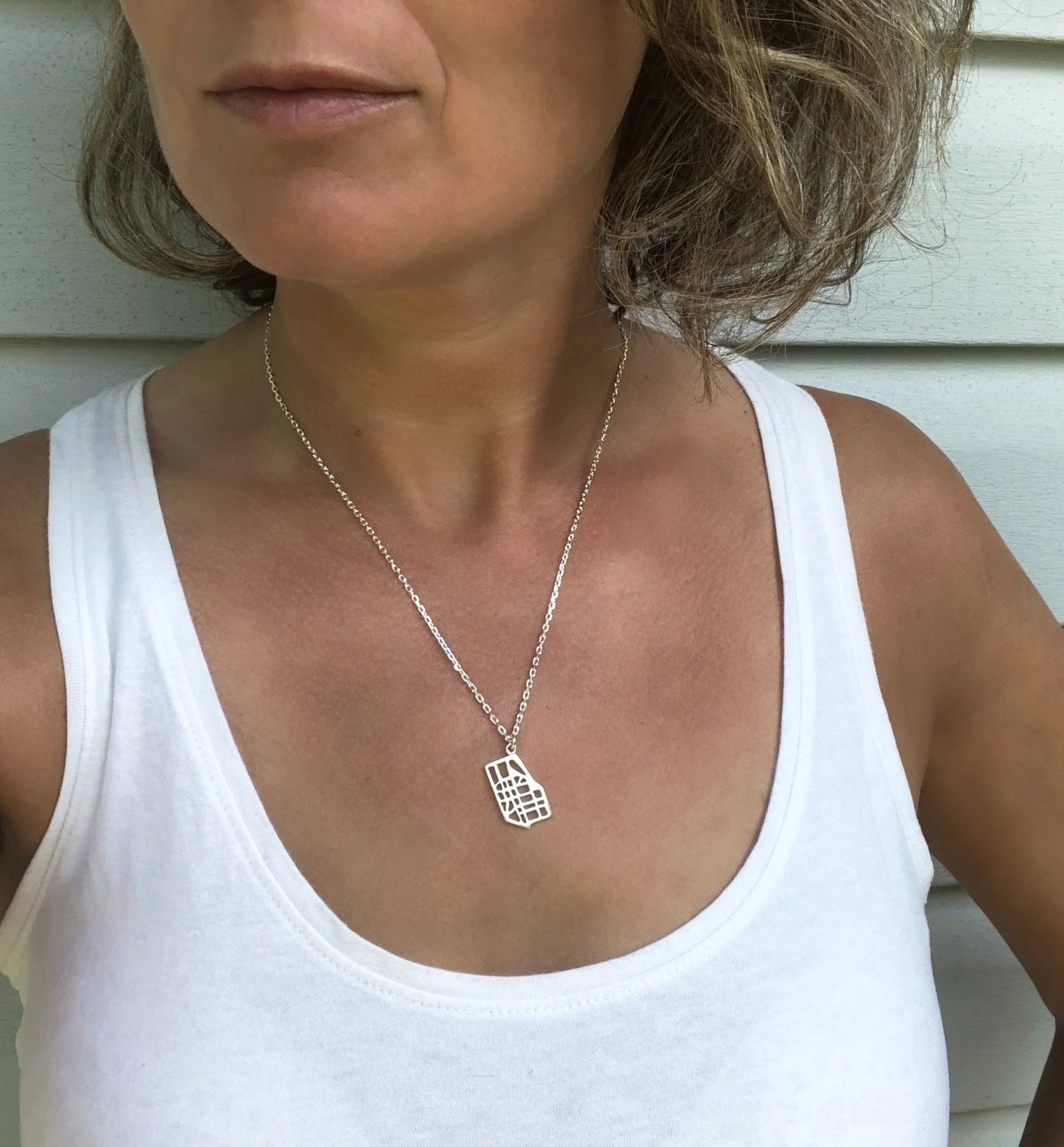 Roncesvalles Map Pendant