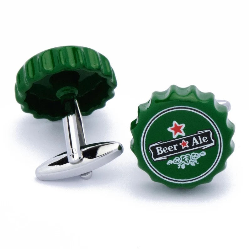 Beer Bottle Cap Cufflinks
