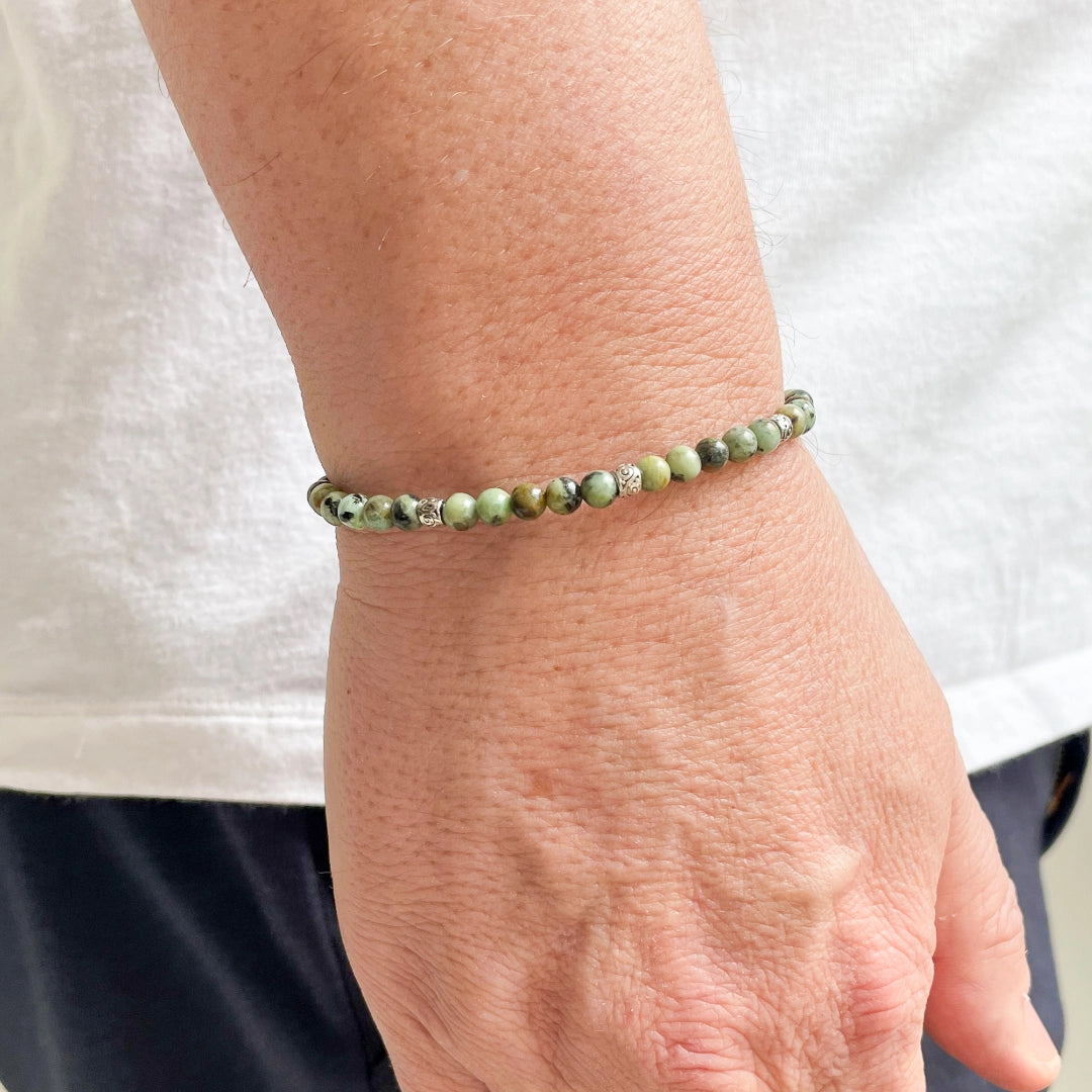 African Turquois Stone Bracelet