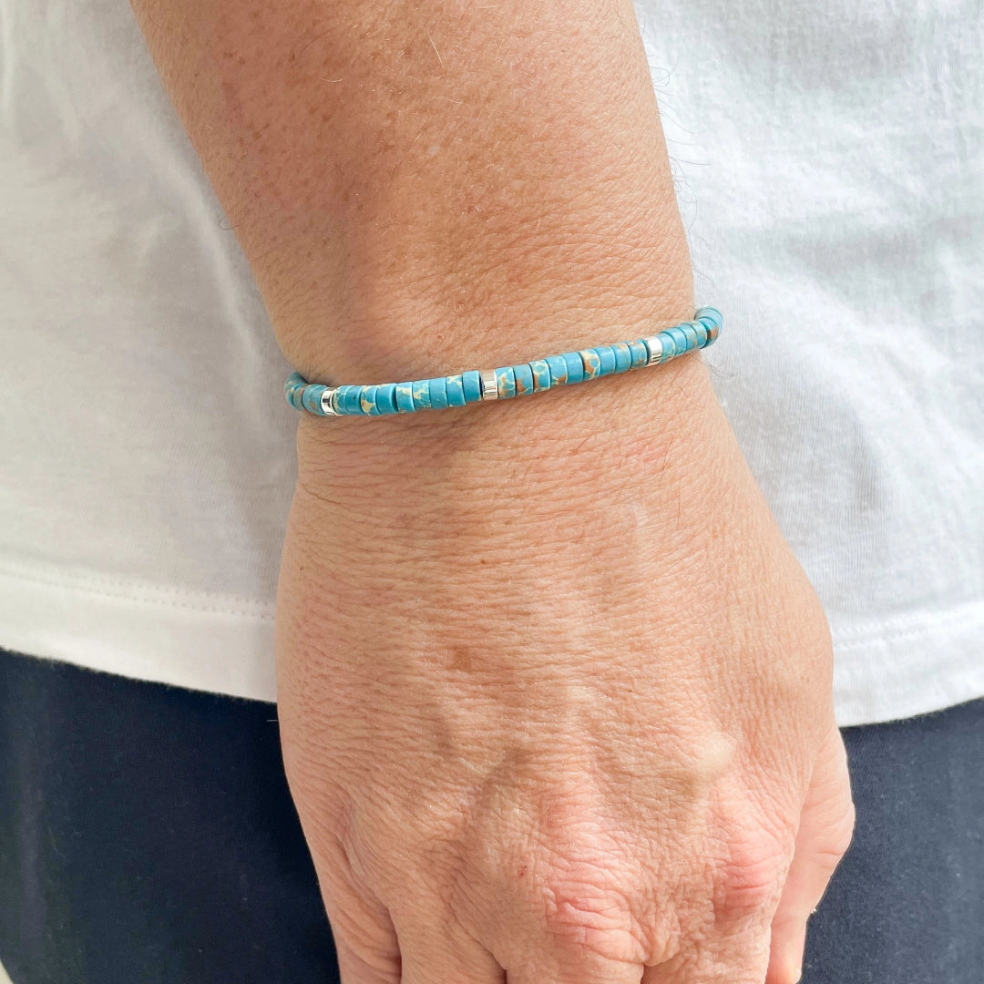 Emperor Stone Heishi Bracelet