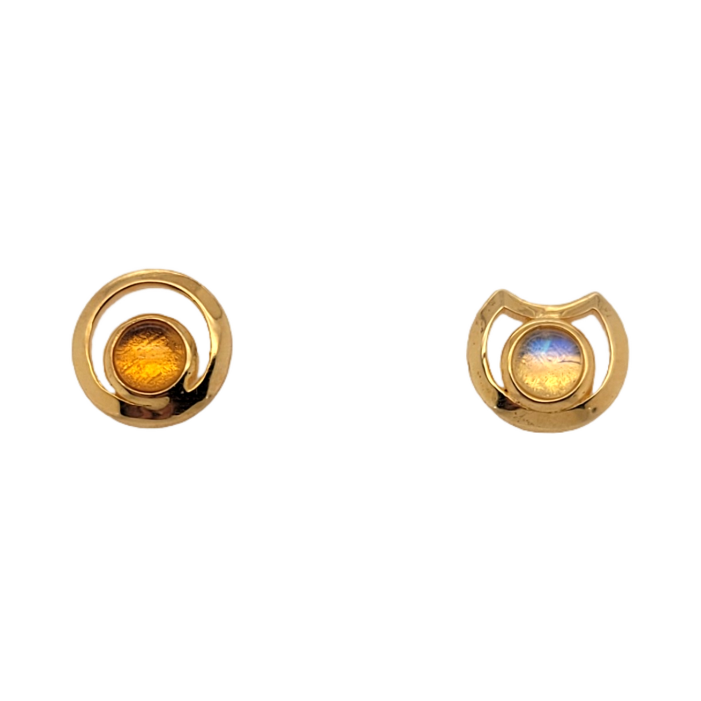 Sun and Moon earrings