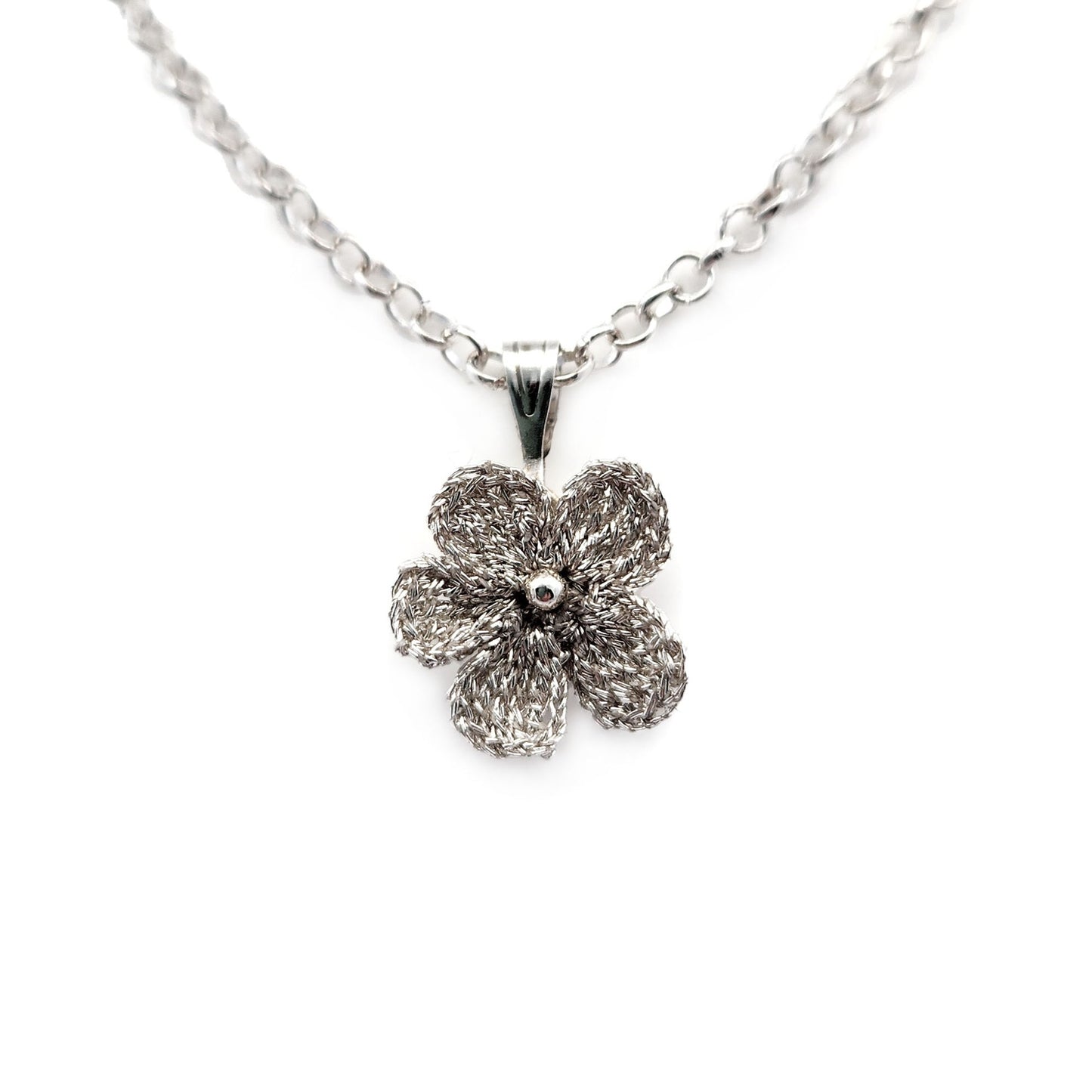 Silver Bloom Necklace