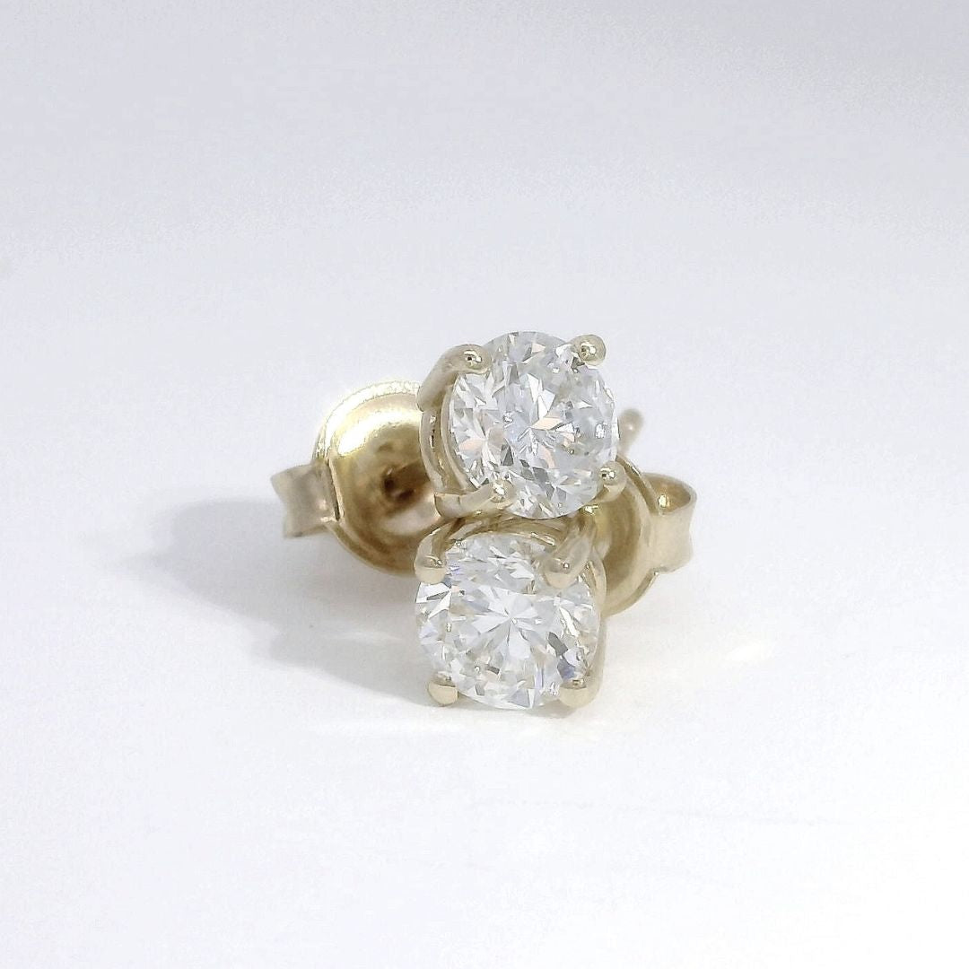 Classic Round Diamond Studs