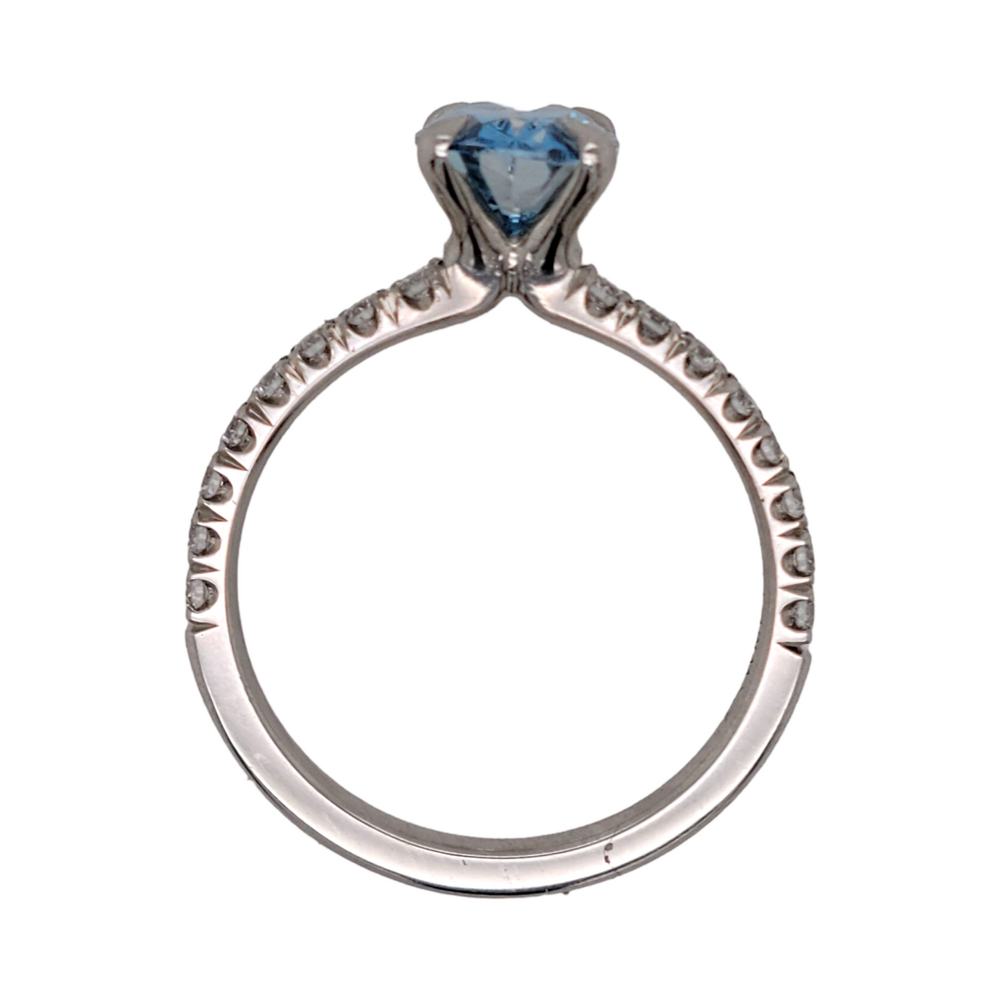Blue Diamond Ring