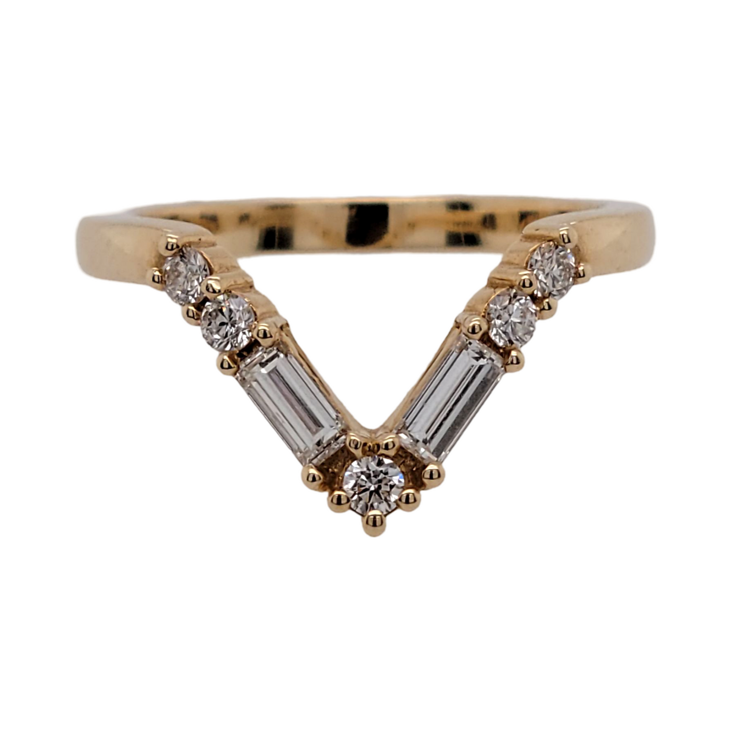 Five Diamond Wedding Band