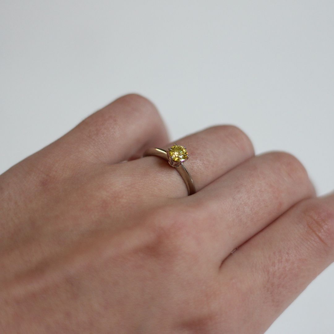 Yellow Diamond Ring